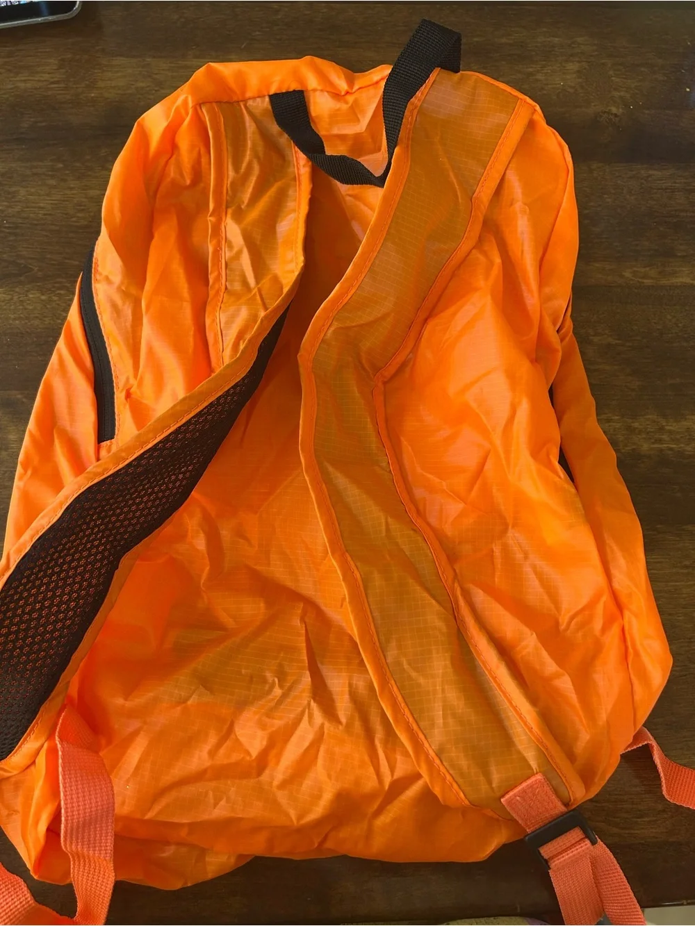Oakley Men's Bright Orange Packable Backpack with Front Zip Pocket